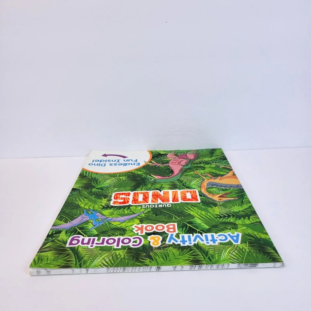 Qurious Dinos Activity & Coloring Book Dinosaur Jungle Paperback